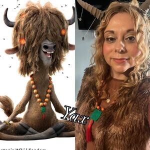 Yax Inspired Costume with Beaded Necklace